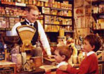 The 1930s Grocers at Yesterday's World. Yesterday's World offers excellent value for money group rates and is ideal for primary school Key Stage 1 and Key Stage 2 visits.