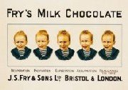 The Famous Fry's Five Boys metal reproduction advertising sign - available to buy online at Yesterday's World.