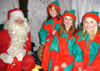 Santa and elves