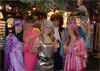 The Yesterday's World team in 1960s-70s fancy dress for Christmas Late Night Shopping 2005