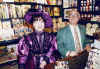 Roy Hudd, well known comedian and music hall artist,
at a book signing in the gift shop.