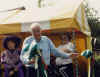 Spike Milligan opening BYW miniature golf course, 1993