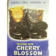 Cherry Blossom metal reproduction advertising metal sign available to buy online at Yesterday's World.