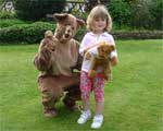 Big Ted and friends enjoying the Teddy Bears' Picnic Show 