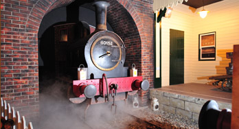 Train in station